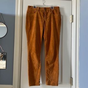 Gold Corduroy Pants